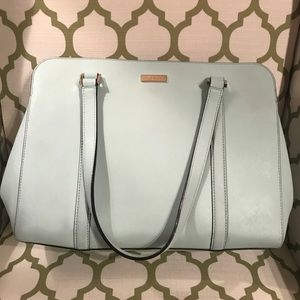 🚫SOLD🚫 Light Tiffany Blue Kate Spade Tote ♠️ 💙